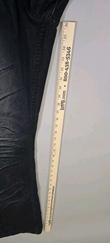 Vintage Men's Crown Holder Embroidered Dark Blue Jeans 48x36 Actual 47x36 - Picture 13 of 15