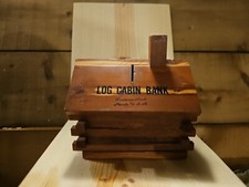 Vintage Bonanza Ponderosa Ranch Log Cabin Bank
