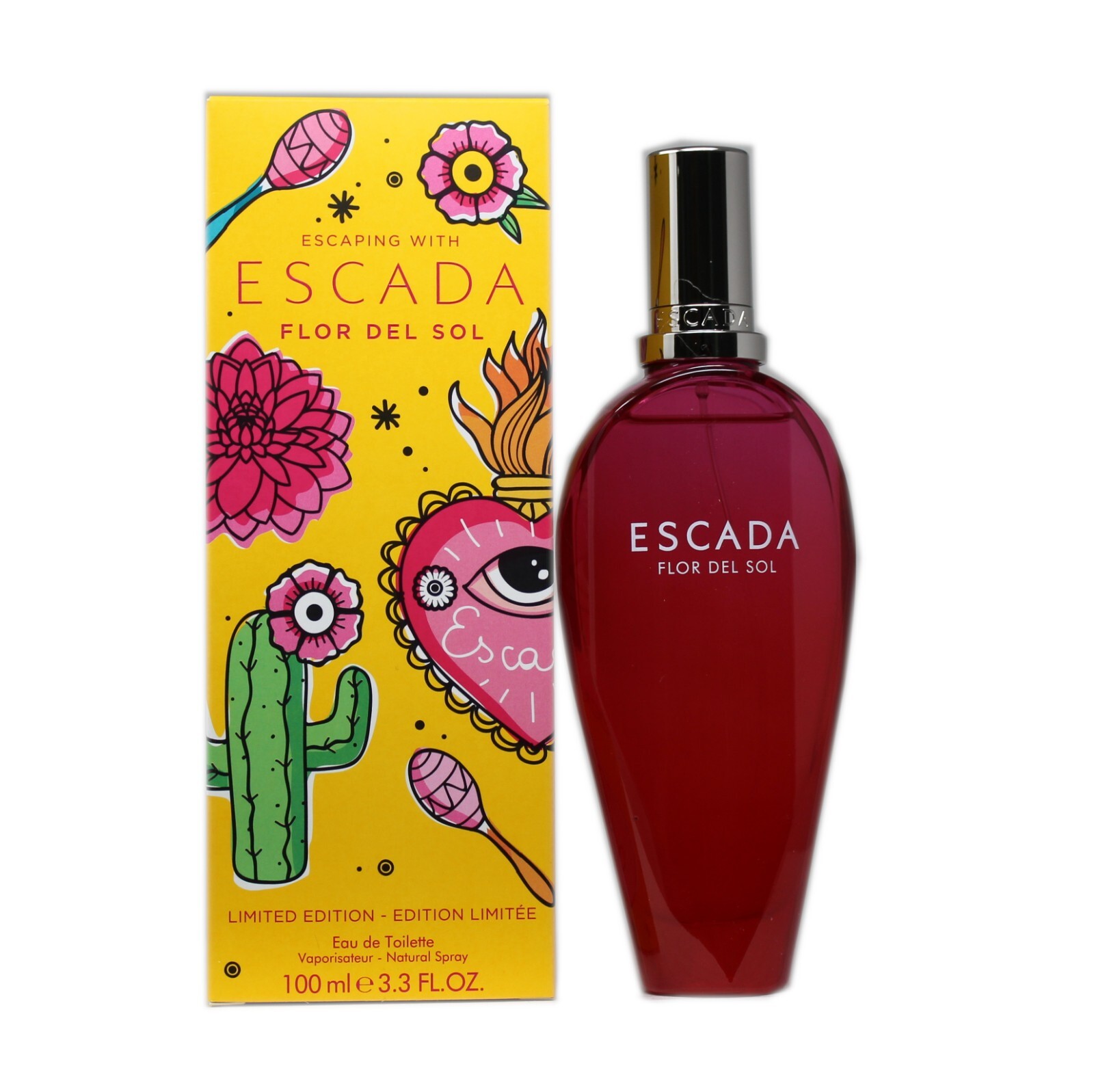 ESCADA FLOR DEL SOL EAU DE TOILETTE NATURAL SPRAY LIMITED EDITION 100 ML33 OZ 11490₽