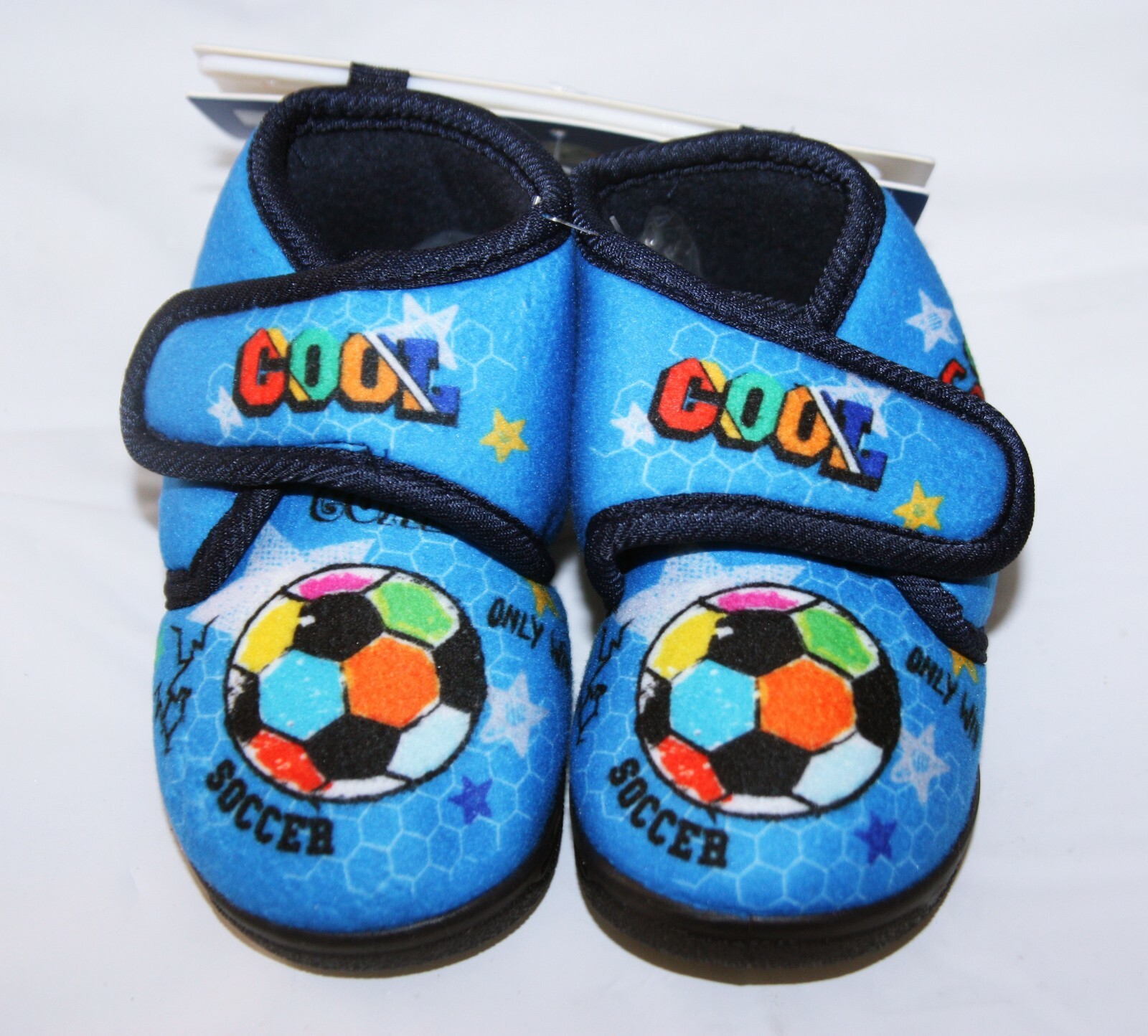 FC Barcelona Pantoffeln Jungen - Offizielle Kindergröße 29 Blau