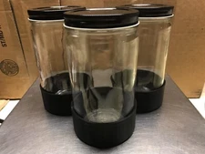 NEW Jar Set + Lids + Adapters For L&R Master Watch Cleaning Machine 4 Watchmaker