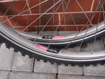 Paire De Roues VTT 26" Araya TM-820 / Shimano Deore LX FH-M565 - 8 Vitesses - Occasion