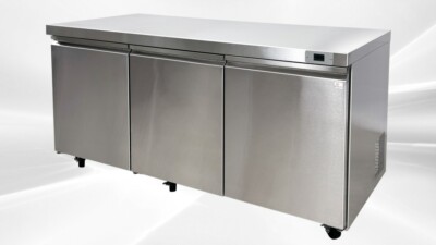 NEW 72'' Commercial Undercounter Freezer 3 Door TUC72F Restaurant Bar NSF