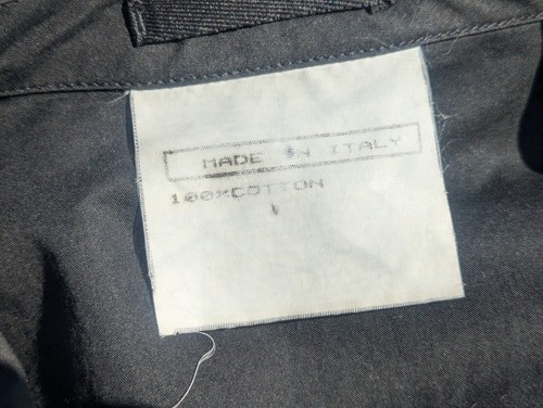 Mens Neil Barrett Black Cotton Lightweight Jacket Italy Small - Picture 5 of 13