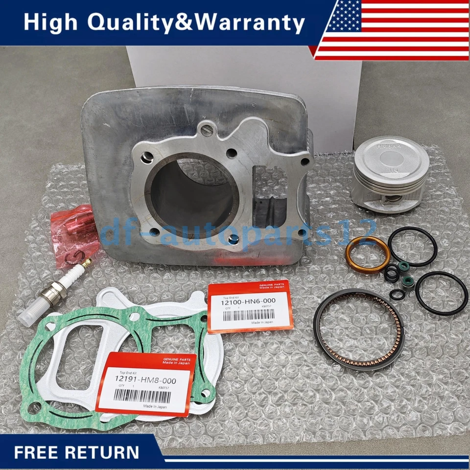 NEW OEM Top End Rebuild Kit Cylinder For Honda Recon 250 TRX 250 1997-2020 USA - Image 3 of 4