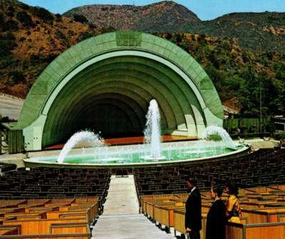Hollywood Bowl, California David M. Mills by Mitock & Sons Chrome Postcard