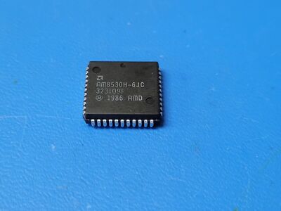 (1PC) AM8530H-6JC AMD Serial I/O Controller, 2 Channels, 0.25MBps, NMOS ...