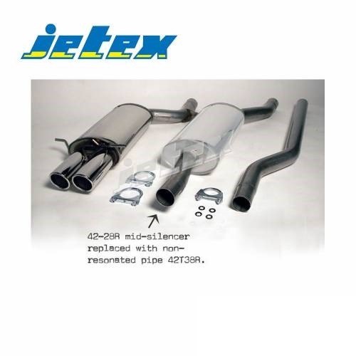 Jetex NON Resonated Cat Back Exhaust Audi A4 B5 QUATTRO 1.8T 1.9TDi