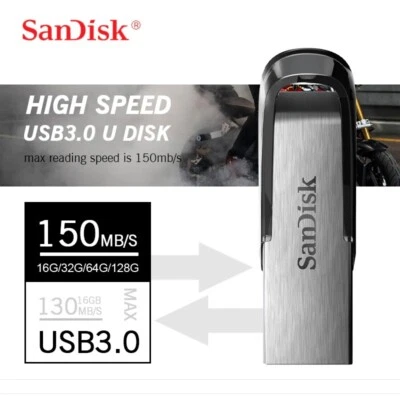 Unidad flash USB SanDisk Ultra Flair 64 GB 128 GB 256 GB Pen Drive USB 3.0