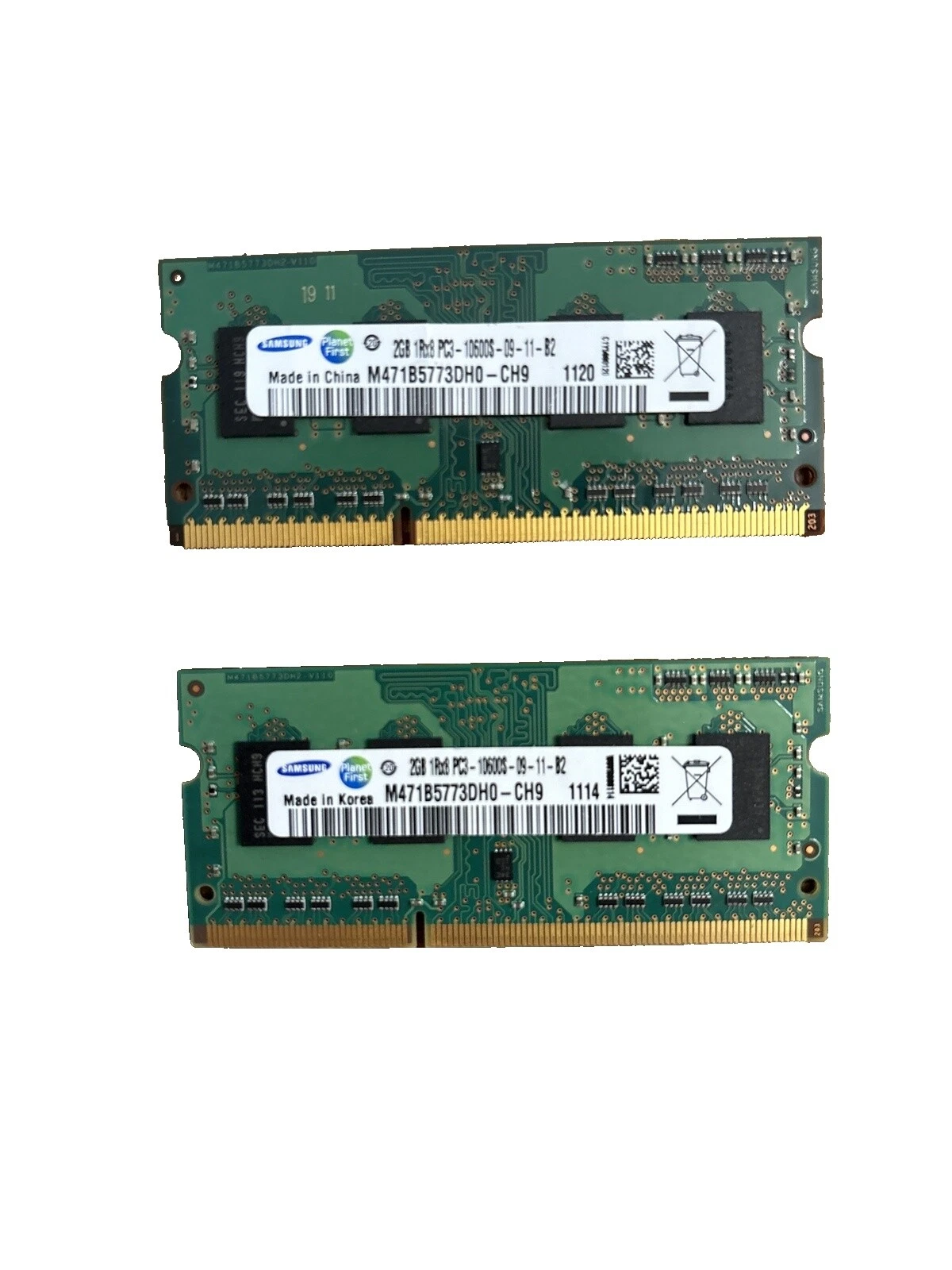 Samsung DDR3 SDRAM 2 GB Capacity per Module Memory (RAM)