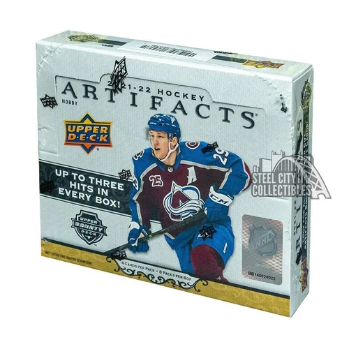 2021-22 NHL Upper Deck Artifacts Hockey Factory Sealed Hobby Box 32 Cards
