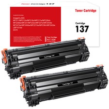 2 Pack CRG 137 Toner Cartridge For Canon 137 ImageClass MF227dw MF212w MF249dw