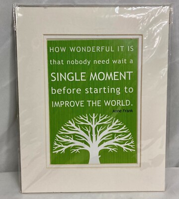 Anne Frank Quote Unframed Textual Print on Paper