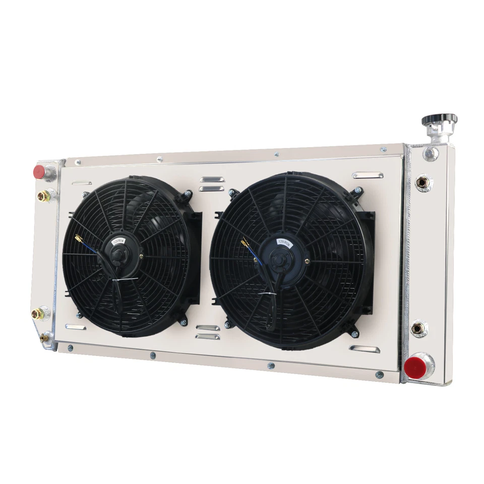 3 Row Radiator Shroud Fan For 1988-2000 Chevy/GMC C1500 C2500 C3500 K2500 Tahoe Foto 4 de 4