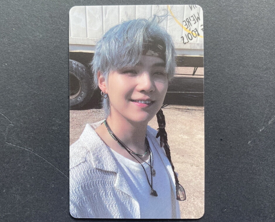 BTS-BUTTER LUCKY DRAW M2U OFFICIAL PHOTO CARD SUGA | eBay