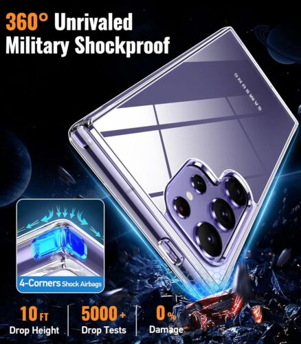For Samsung Galaxy S25 Ultra S24 S23 S22 S21 S20 Plus Fe Case Phone Cover +Glass - Picture 6 of 16