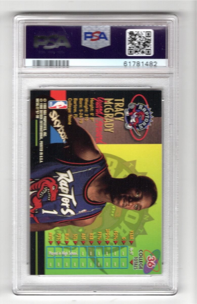 【PSA10】1997 l Universe Tracy McGrady Auction Prices Realized Basketball Cards 1997 METAL UNIVERSE
