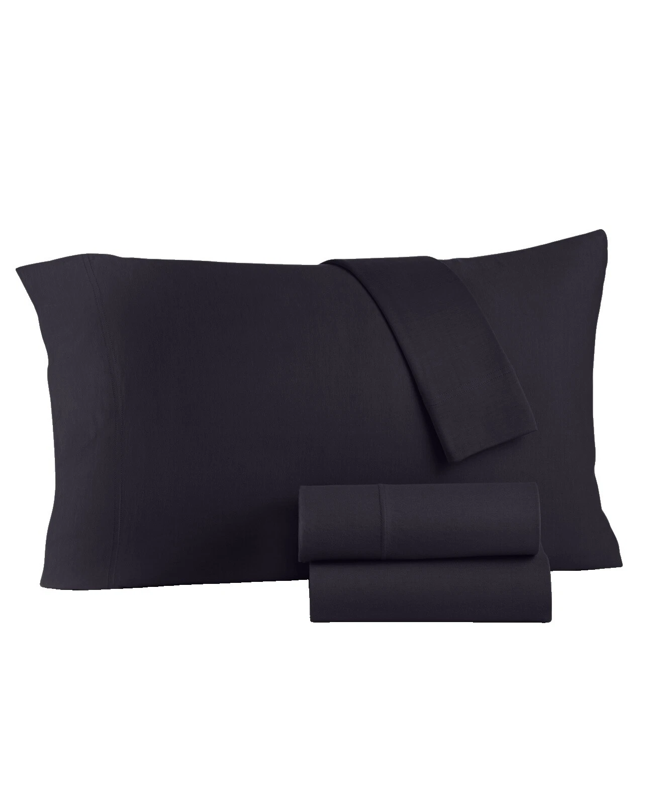 Mezcla de algodón Negro Ropa de cama