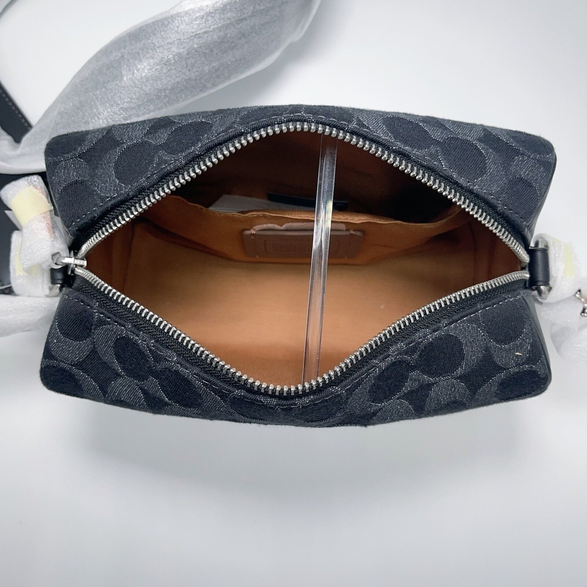 Coach CO945 Axel 3 in 1 Crossbody In Signature Denim Black leather