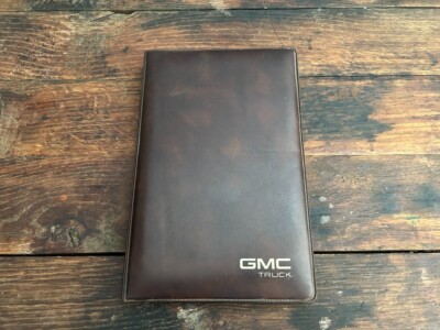 1987 GMC Truck R & V Pickup Owner's Manual Warranty Maintenance Book Vinyl Case