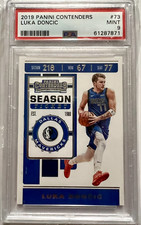 2019 PANINI CONTENDERS LUKA DONCIC #73 DALLAS MAVERICKS PSA 9 MINT
