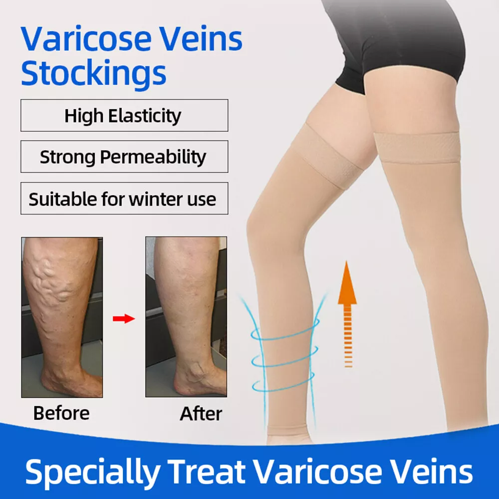 Compression Stockings Medical Varicose Vein Knee Support Thigh