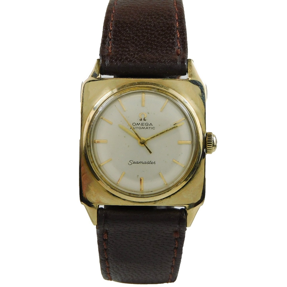 Vintage Ladies Omega Seamaster Automatic Watch Ladies Omega Seamaster 33mm Automatic Vintage Black Restored  main image 3