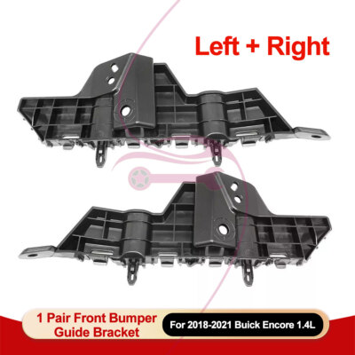 2x Fits 2018-2022 Buick Encore 1.4L Front Bumper Guide Bracket 42669317 42669318