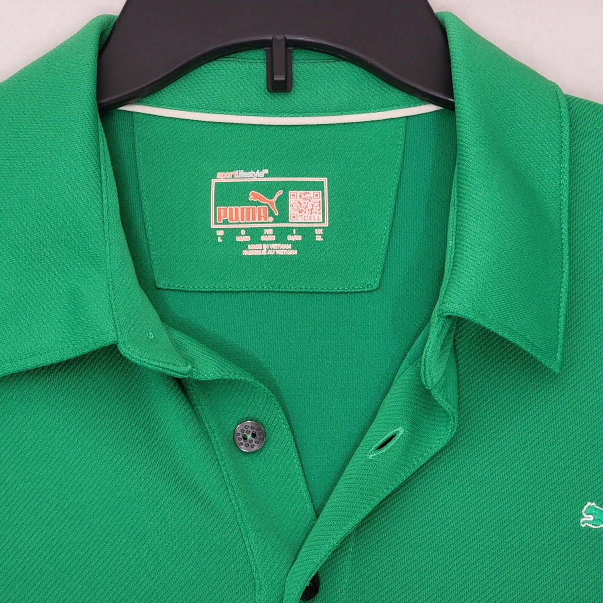 Green puma on sale golf shirt