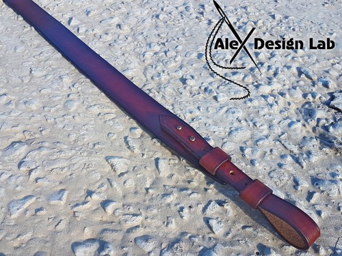 Rifle Leather Strap Hunting Tactical Shotgun Rifle Sling Gun Leather Genuine - Picture 38 of 44