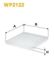 WP2122 FILTRO ABITACOLO PER Mitsubishi I HA MiEV 49 KW 67 CV