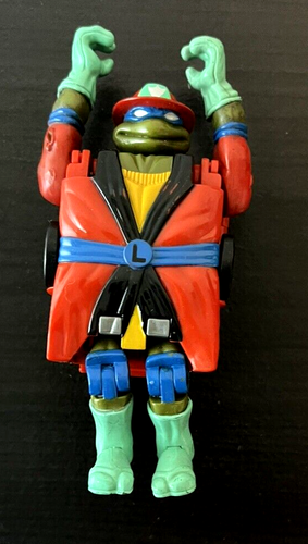1993 Teenage Mutant Ninja Turtles Mutation Road Ready Leo Fire Truck Figure TMNT - Picture 6 of 9