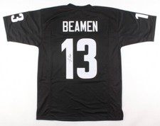 JAMIE FOXX AUTOGRAPHED FOOTBALL JERSEY (ANY GIVEN SUNDAY - BEAMEN) W/ JSA COA!