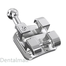 YAMEI Dental Orthodontic Metal Brackets CNC Mini Roth MBT 022 Slot 3 4 5 Hooks