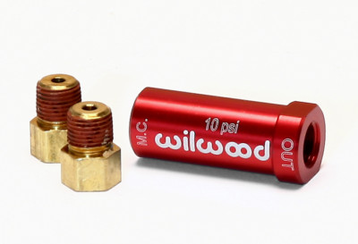 #ad Wilwood Residual Brake Pressure Valve 10 PSI w Fittings PN: 260 13784 $26.40