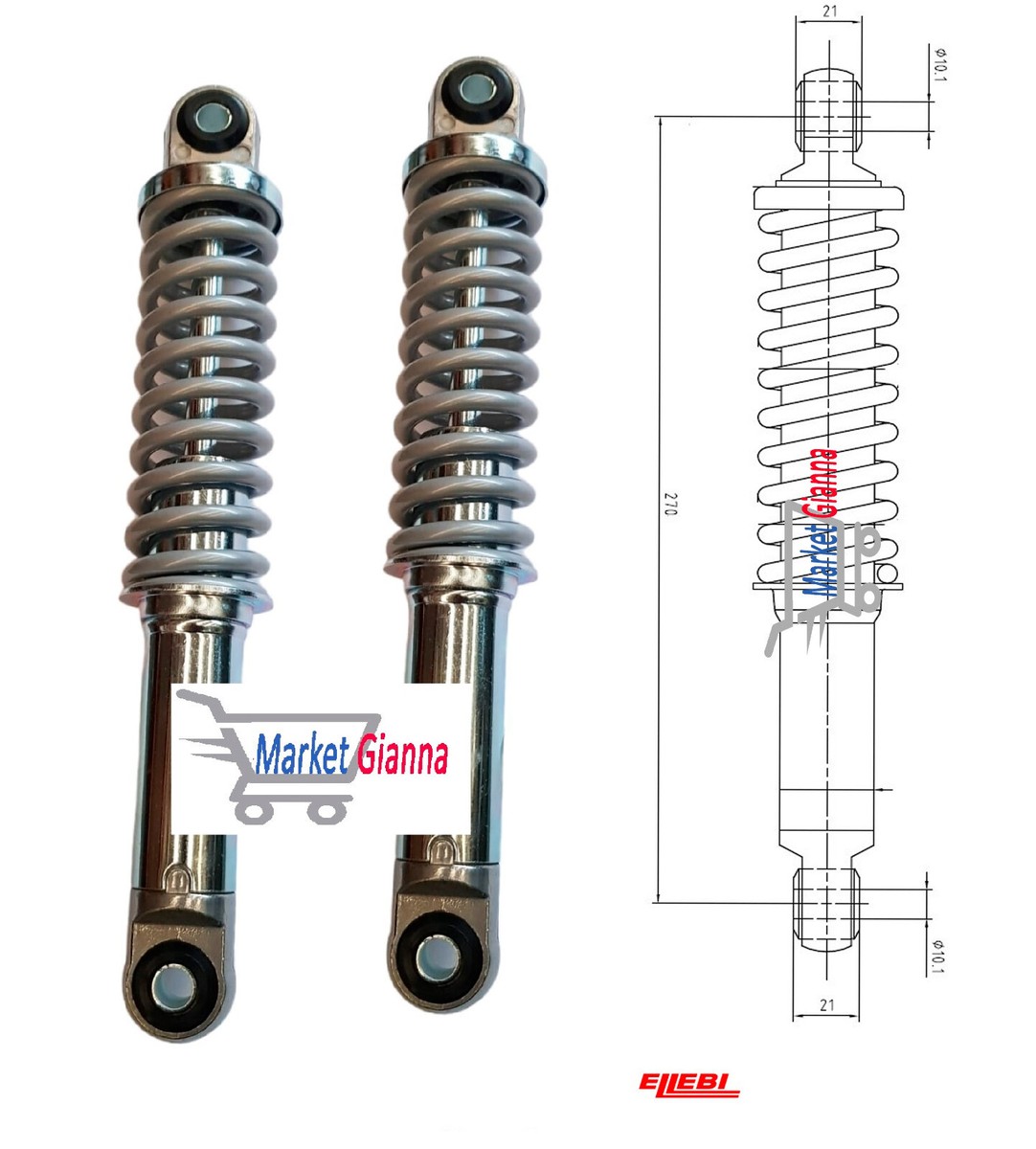 Raccordo Ad Occhio A Pressare 8 Mm Articoli Per L'agricoltura - Foto 3