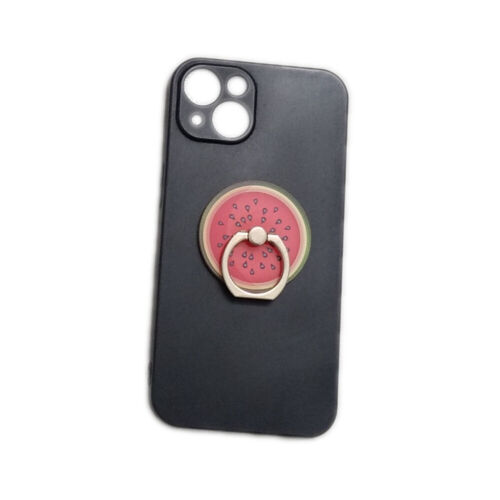 For Various Phones 3D Cute Watermelon Finger Ring Stand Holder Soft TPU Cover - Picture 4 of 13