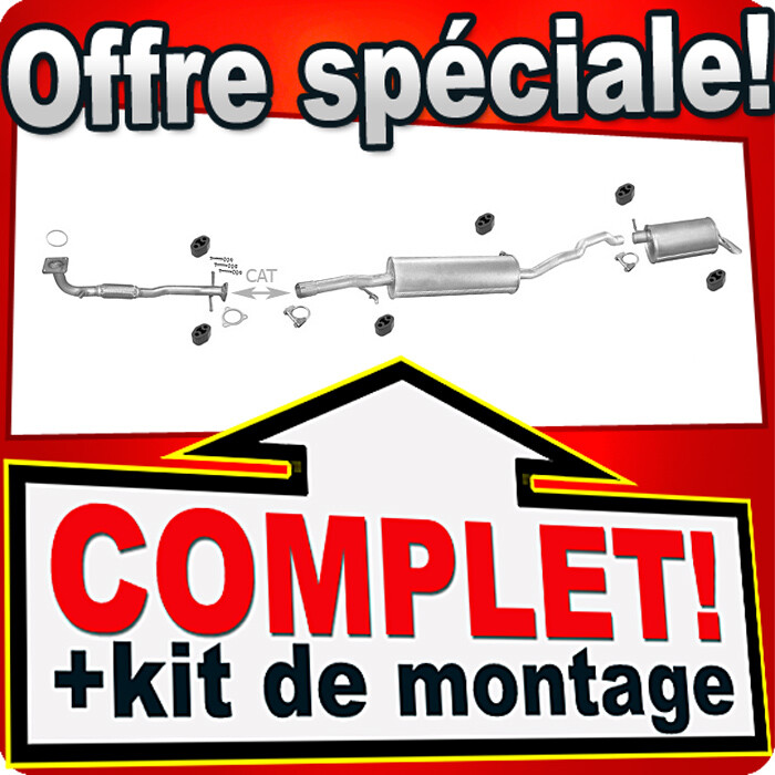 Tuyau et silencieux echappement FORD GALAXY 1996 1997 1998 1999 2000 pot essence 2.3 WGR