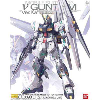 BANDAI - １／１００　ＭＧ　ＲＸ−９３　νガンダム　Ｖｅｒ．ｋａ BANDAI MG 1/100 GUNDAM SIDE-F LIMITED RX-93 Nu ν GUNDAM Ver