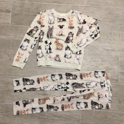 Pigiama Completo Gatti H\u0026M Bambina 4-6 Anni Perfette Condizioni | eBay