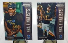 2019-20 Panini Prizm Basketball NBA Finalists Steph Curry#6 + Kevin Durant#2