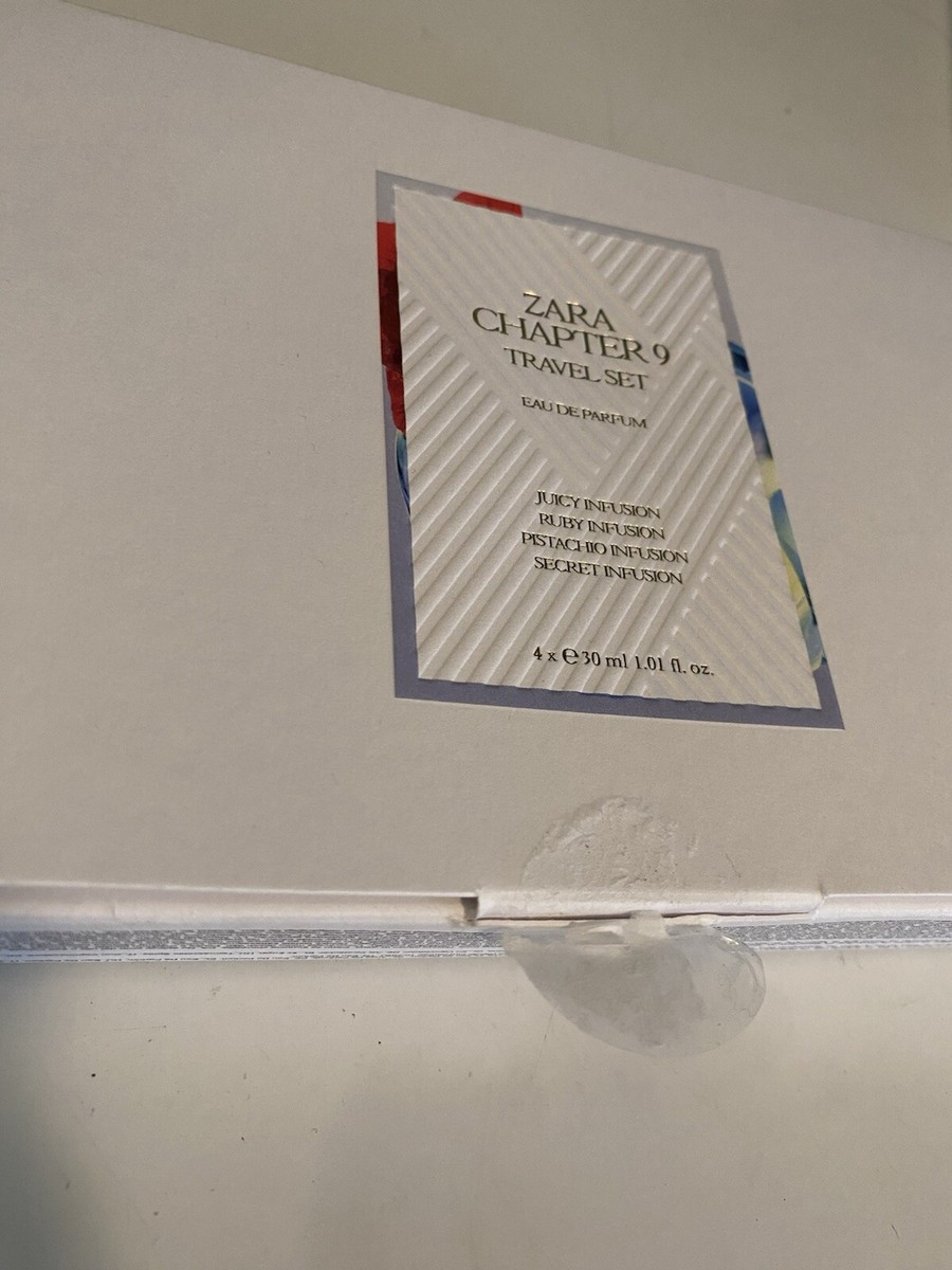 Zara Chapter 9 Travel Set 4 x 30ml Pistachio,Secret,Juicy&Ruby New