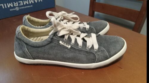 Taos Moc Star Heather Gray Canvas Women’s Low Top… - image 1