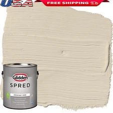 Toasted Almond Interior Paint Primer Low Odor Washable Mildew Resistant 1 Gal US