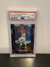 2020-21 Panini Certified the Mighty Stephen Curry #9 Mirror Camo /25 PSA 9 🔥🔥