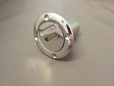 Narrowboat Chrome boat Diesel deck filler. cruiser, yacht. Dutch barge, vintage,