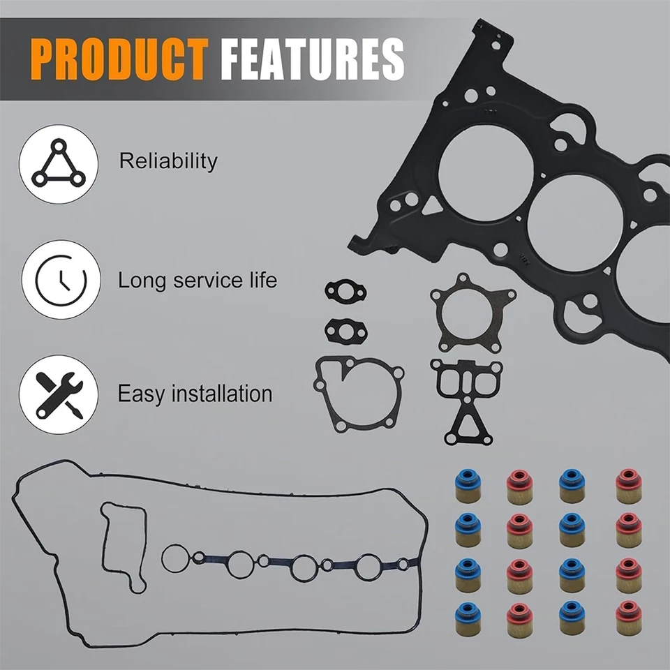 HS26554PT Engine Head Gasket kit for Hyundai Accent Veloster Kia Soul 2012-2016 - Изображение 3 из 4