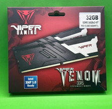 Patriot Viper Venom DDR5-6400 RAM, CL32, XMP 3.0 and EXPO - 32GB Dual Kit, black