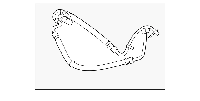 Genuine Land-Rover 2010-2013 Range Rover Sport Pressure Hose LR031836