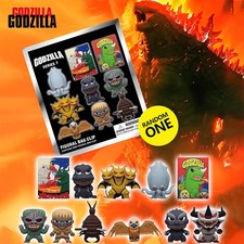 Official Godzilla Collector 3D Foam Bag Clip Blind Bag Keychain NEW